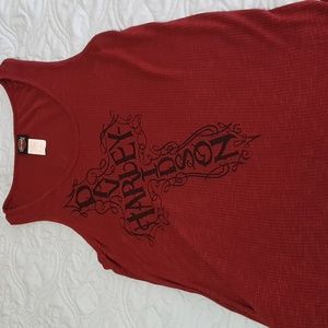 Harley-Davisdon women's tank top Made in USA **fits like a Large